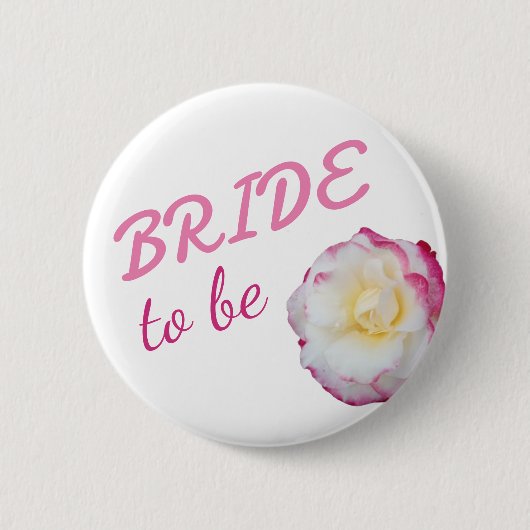 Bruid om Button Roos Flower (Voorkant)