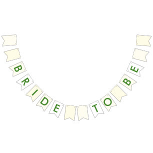 Bruid om Retro Bachelorette Vlaggetjes