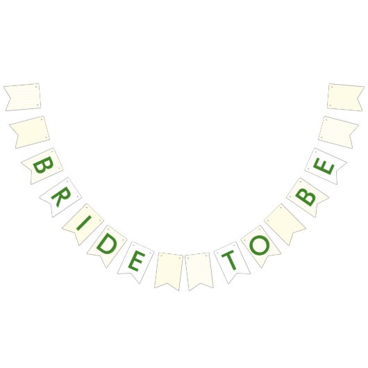 Bruid om Retro Bachelorette Vlaggetjes (Alle)