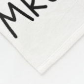 Bruid om te trouwen Gekke bruidgans Loskomen Fleece Deken (Hoek)