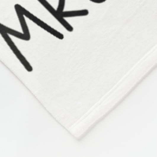 Bruid om te trouwen Gekke bruidgans Loskomen Fleece Deken (Hoek)