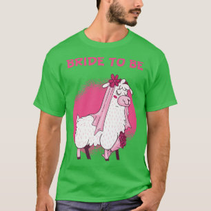 Bruid Om Te Trouwen Lama Lama Trouwen Hen Party T-shirt