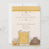 bruid om te zijn bruids douche uitnodigingen (Achterkant)