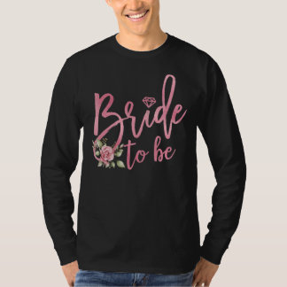 Bruid Om Verloving Te Vieren Huwelijk Bachelorette T-shirt
