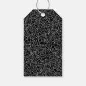 bruid om Vrijgezellenfeest zwart gunst Cadeaulabel (Achterkant)