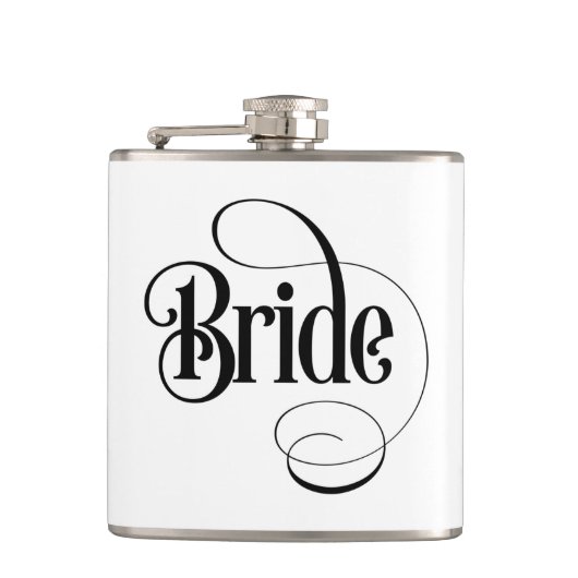 Bruid (ontwerp 2) Fles Heupfles (Voorkant)