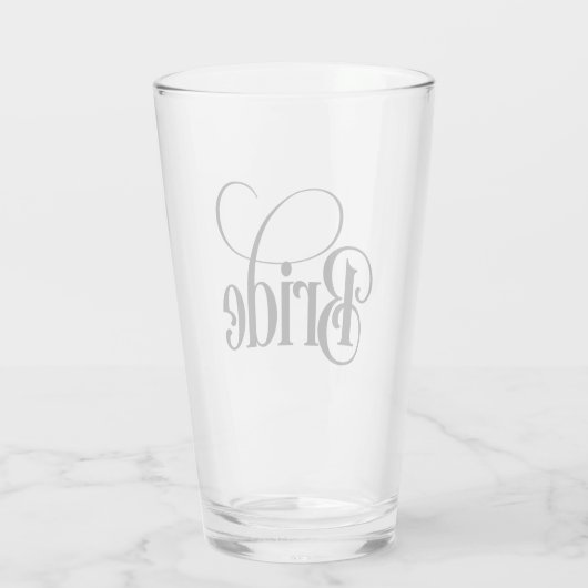 Bruid (ontwerp 3) Glas (Achterkant)