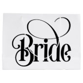 Bruid (ontwerp 3) groot cadeauzakje (Achterkant)