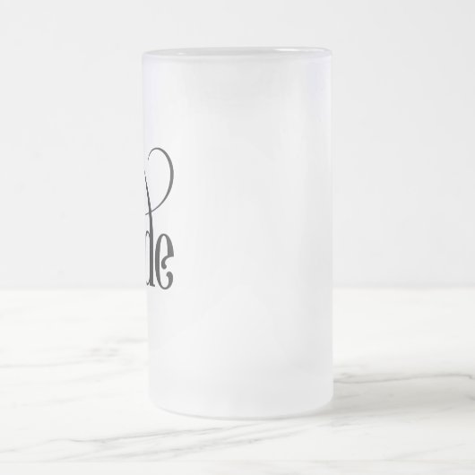 Bruid (ontwerp 3) Matglazen bierpul Matglas Bierpul (Center)