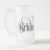 Bruid (ontwerp 3) Matglazen bierpul Matglas Bierpul (Links)