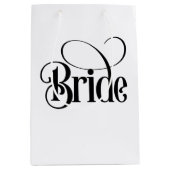 Bruid (ontwerp 3) medium cadeauzakje (Voorkant)