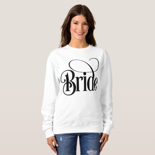 Bruid (ontwerp 3) Sweatshirt (Voorkant volledig)