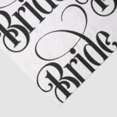 Bruid (ontwerp 3)  tissuepapier (Detail)