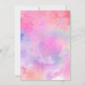 Bruid op Cloud 9 Helder Kleurrijk Vrijgezellenfees Kaart (Achterkant)