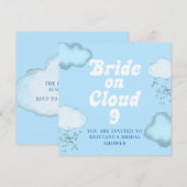 Bruid op Cloud 9 Vrijgezellenfeest Bachelorette Kaart (Voorkant / Achterkant)