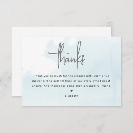 Bruid op Cloud 9 Vrijgezellenfeest bedankpas Informatiekaartje (Voorkant / Achterkant)