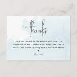 Bruid op Cloud 9 Vrijgezellenfeest bedankpas Informatiekaartje