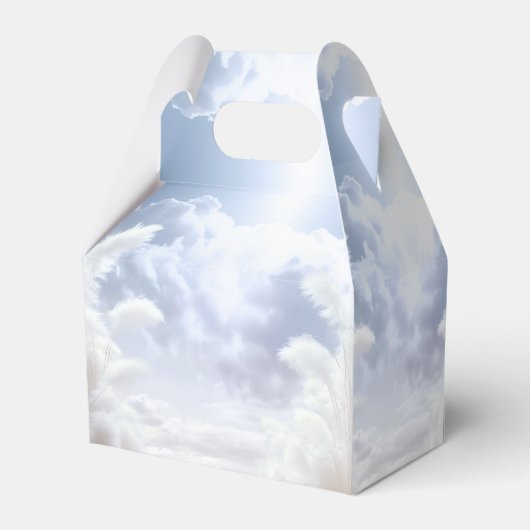 Bruid op Cloud Nine 9 Pampas Vrijgezellenfeest Bedankdoosjes (Achterkant)