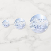 Bruid op Cloud Nine 9 | Pampa's, wolken, blauwe lu Confetti (Voorkanten)