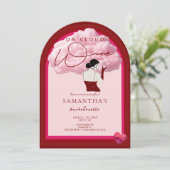 Bruid op Cloud Wijn Napa Winery Bachelorette Party Kaart (Staand voorkant)