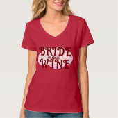 Bruid op Cloud Wine T-shirt (Voorkant)