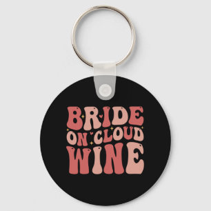 Bruid Op De Wijn Drink Groovy Hen Night Sleutelhanger