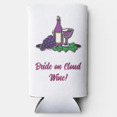 Bruid op Wijnwolk! Seltzer Blikjeskoeler (Voorkant)