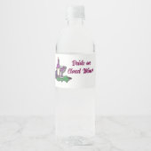 Bruid op wolk wijn! waterfles etiket (Voorkant)