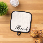 bruid ovenwant pannenlap (Top down)