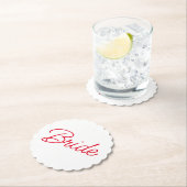 Bruid Papier Onderzetter (Insitu)