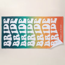 Bruid Pastel Gradiënt Retro Aangepast