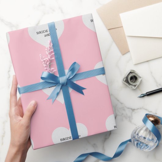 BRUID Pink Tiara Feestje Persoonlijk Cadeaupapier (Geschenken)