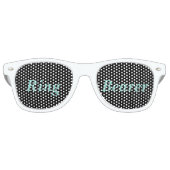 BRUID Receptie Bruiloft Ringdrager Retro Zonnebril (Voorkant)