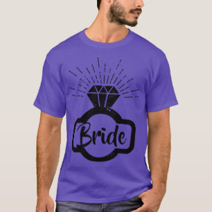Bruid Ring Diamond Bruid om Bachelorette te zijn T-shirt