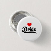Bruid Ronde Button 3,2 Cm (Voorkant /achterkant)
