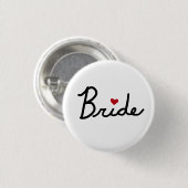 Bruid Ronde Button 3,2 Cm (Voorkant /achterkant)