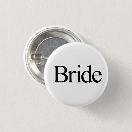 Bruid Ronde Button 3,2 Cm (Voorkant /achterkant)