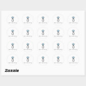 bruid ronde sticker (Vel)