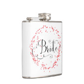 Bruid Rood Confetti - Fles Heupfles (Rechts)