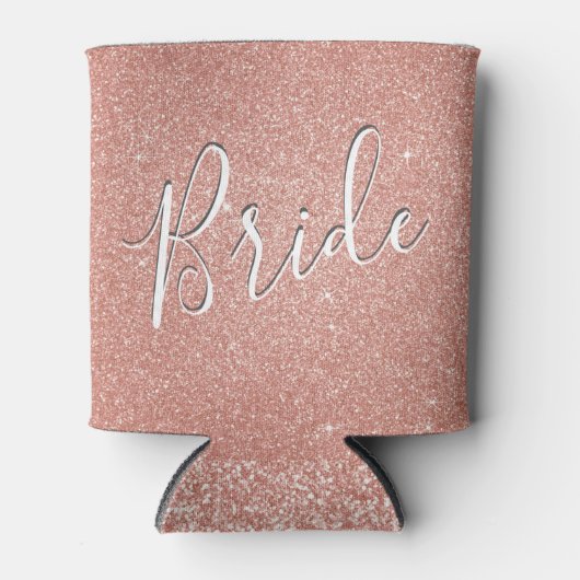 Bruid Roos Goud Blush Roze Koelbox Blikjeskoeler (Voorkant)