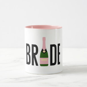 Bruid Roze Champagne Meisjesavond Mok