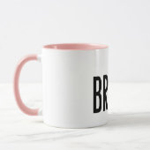 Bruid Roze Champagne Meisjesavond Mok (Links)