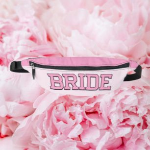 BRUID – Roze College Lettertype Hen Party Fanny Pa Heuptasje
