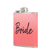 Bruid Roze en Zwart Heupfles (Links)