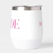 Bruid Roze Modern gepersonaliseerd (Links)