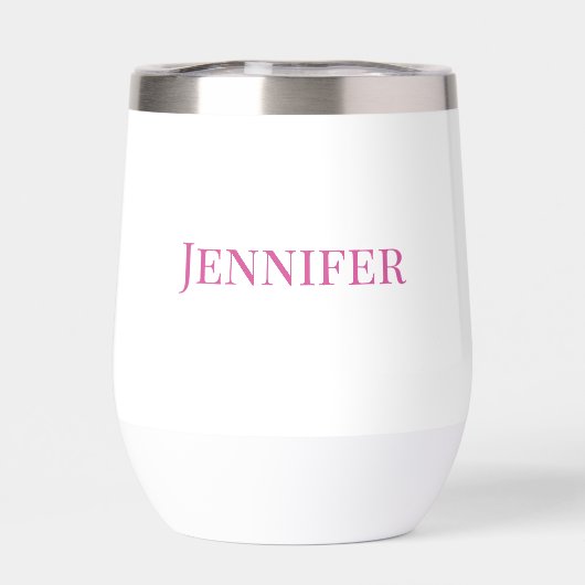 Bruid Roze Modern gepersonaliseerd (Achterkant)