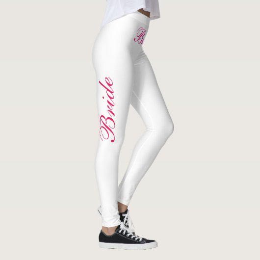 bruid roze op wit leggings (Rechts)