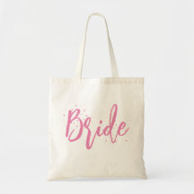 Bruid Roze Schattig Leuke Calligrafie Script Eenvo