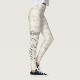 Bruid rozen leggings