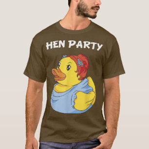 Bruid Rubberen Eend Feest Meisjes Hen Party T-shirt